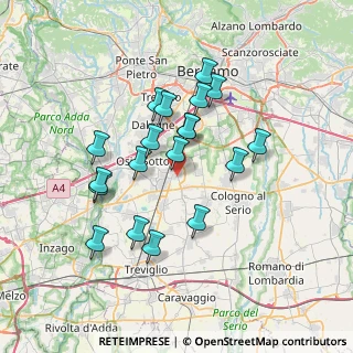 Mappa 24049 Verdello BG, Italia (6.29842)