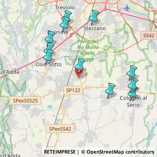 Mappa 24049 Verdello BG, Italia (4.71273)