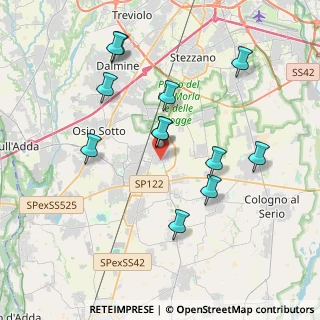 Mappa 24049 Verdello BG, Italia (3.77833)