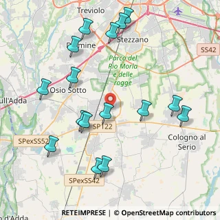 Mappa 24049 Verdello BG, Italia (4.64063)