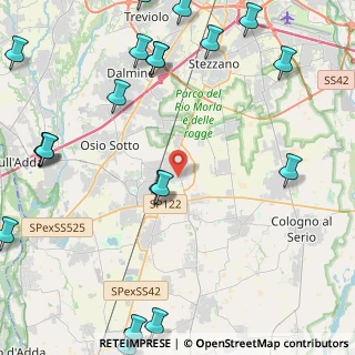Mappa 24049 Verdello BG, Italia (6.4315)