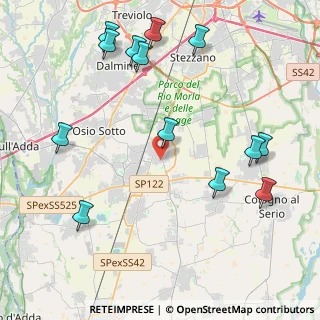 Mappa 24049 Verdello BG, Italia (5.05308)