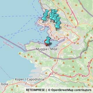 Mappa Via G. Matteotti, 34015 Muggia TS, Italia (3.83231)