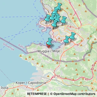 Mappa Via G. Matteotti, 34015 Muggia TS, Italia (4.05583)