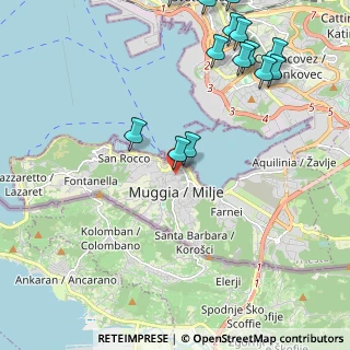 Mappa Via G. Matteotti, 34015 Muggia TS, Italia (2.74857)