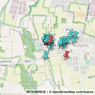 Mappa Via Gabriele D'Annunzio, 7, 20877 Roncello MB, Italia (0.22875)