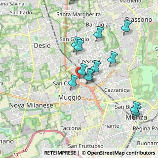 Mappa V.le Valassina, 20851 Lissone MB, Italia (2.04571)