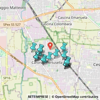 Mappa Via Cattaneo Natale, 21042 Caronno Pertusella VA, Italia (0.759)