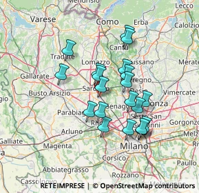 Mappa Via Cattaneo Natale, 21042 Caronno Pertusella VA, Italia (11.583)