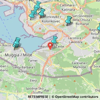 Mappa Via Flavia di Aquilinia, 34015 Muggia TS, Italia (2.97615)