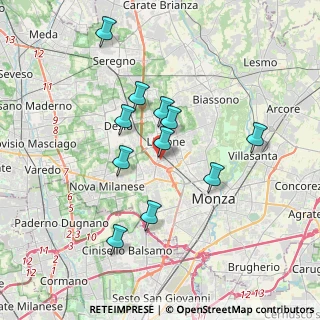 Mappa Via del Concilio, 20851 Lissone MB, Italia (3.22)