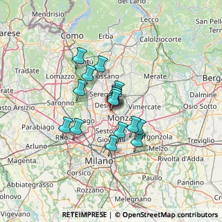 Mappa Via del Concilio, 20851 Lissone MB, Italia (9.24375)