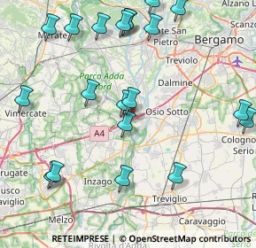 Mappa Via Leonardo da Vinci, 20056 Trezzo sull'Adda MI, Italia (9.9135)