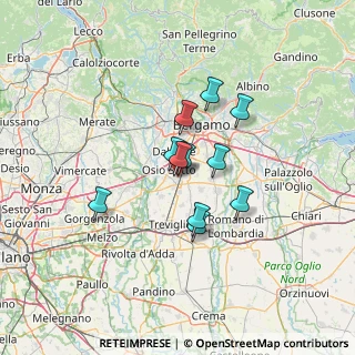 Mappa 24040 Verdellino BG, Italia (9.35)
