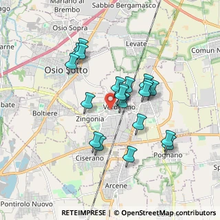 Mappa 24040 Verdellino BG, Italia (1.529)