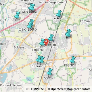 Mappa 24040 Verdellino BG, Italia (2.30571)
