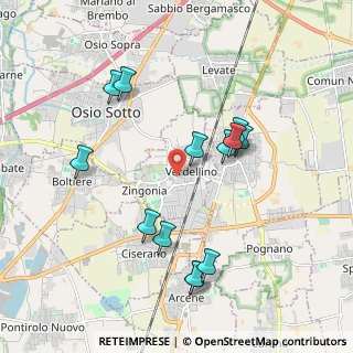 Mappa 24040 Verdellino BG, Italia (1.94385)