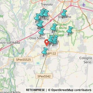 Mappa 24040 Verdellino BG, Italia (3.40429)
