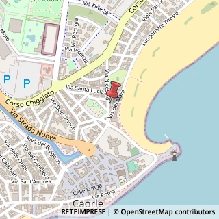 Mappa Via Pineda, 8, 30021 Caorle, Venezia (Veneto)