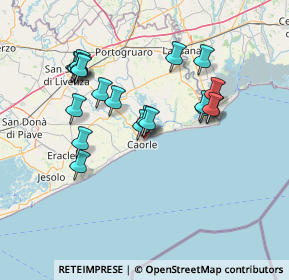 Mappa Lungomare Trieste, 30021 Caorle VE, Italia (13.472)