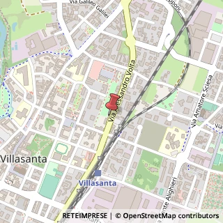 Mappa Via Alessandro Volta, 7, 20058 Villasanta, Monza e Brianza (Lombardia)