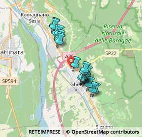 Mappa Via Romagnano, 28074 Ghemme NO, Italia (1.394)