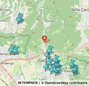 Mappa Via S. Vincenzo, 25064 Gussago BS, Italia (2.6725)
