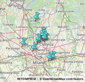 Mappa Strada Comunale Vecchia Muggiò, 20835 Muggiò MB, Italia (8.08545)