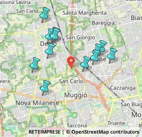 Mappa Strada Comunale Vecchia Muggiò, 20835 Muggiò MB, Italia (1.74083)