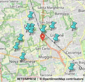 Mappa Strada Comunale Vecchia Muggiò, 20835 Muggiò MB, Italia (1.96417)