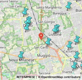 Mappa Strada Comunale Vecchia Muggiò, 20835 Muggiò MB, Italia (3.2805)