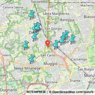 Mappa Strada Comunale Vecchia Muggiò, 20835 Muggiò MB, Italia (1.74083)