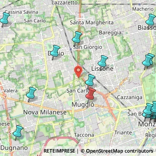 Mappa Strada Comunale Vecchia Muggiò, 20835 Muggiò MB, Italia (3.57389)