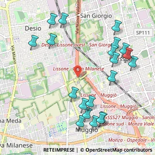 Mappa Strada Comunale Vecchia Muggiò, 20835 Muggiò MB, Italia (1.2675)