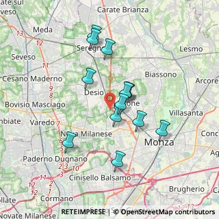 Mappa Strada Comunale Vecchia Muggiò, 20835 Muggiò MB, Italia (3.01846)