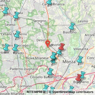 Mappa Strada Comunale Vecchia Muggiò, 20835 Muggiò MB, Italia (6.3545)