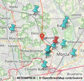 Mappa Strada Comunale Vecchia Muggiò, 20835 Muggiò MB, Italia (4.1325)