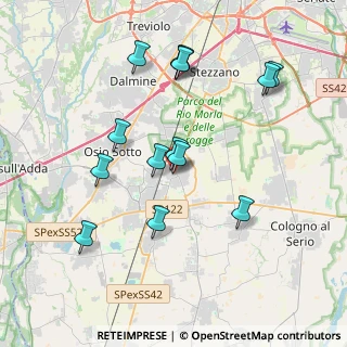 Mappa Via Cernaia, 24049 Verdello BG, Italia (3.775)