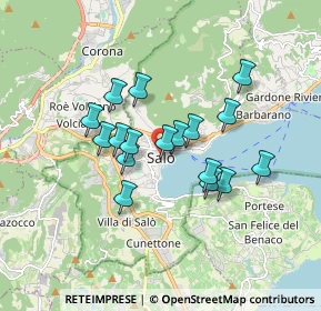Mappa Via Gasparo da Salò, 25087 Salò BS, Italia (1.36176)