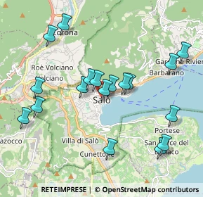 Mappa Via Gasparo da Salò, 25087 Salò BS, Italia (1.97167)