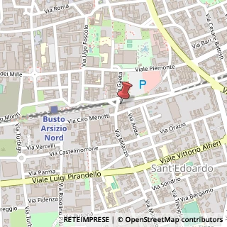 Mappa Via Gaeta, 3, 21052 Arcisate, Varese (Lombardia)