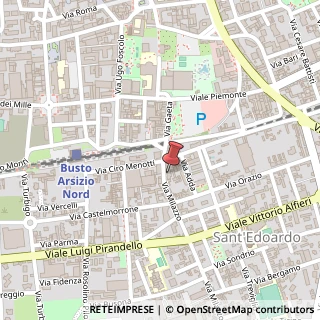 Mappa Via Milazzo, 1, 21052 Busto Arsizio, Varese (Lombardia)