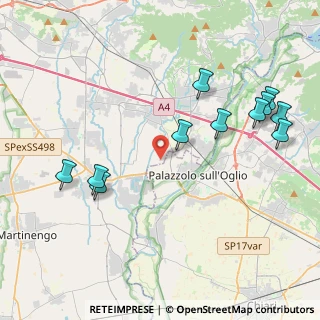 Mappa Via Cascine, 24060 Palazzolo sull'Oglio BS, Italia (4.64545)