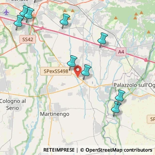 Mappa Strada Statale 573 Ogliese, 24050 Calcinate BG, Italia (6.01818)