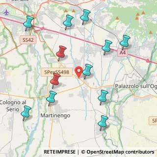 Mappa Strada Statale 573 Ogliese, 24050 Calcinate BG, Italia (4.74833)