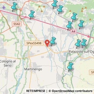 Mappa Strada Statale 573 Ogliese, 24050 Calcinate BG, Italia (5.86455)