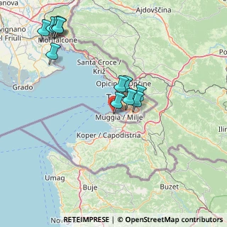 Mappa Strada di Fontanella, 34015 Muggia TS, Italia (16.40667)