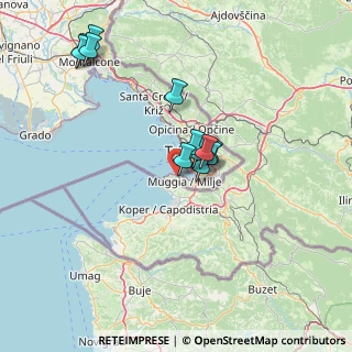 Mappa Strada di Fontanella, 34015 Muggia TS, Italia (12.6625)