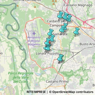 Mappa Via Monviso, 21015 Lonate Pozzolo VA, Italia (3.11385)