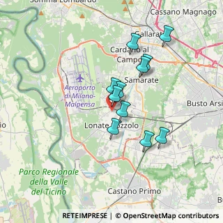 Mappa Via Monviso, 21015 Lonate Pozzolo VA, Italia (2.85909)